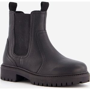 Hush Puppies leren kinder Chelsea boots zwart - Maat 25