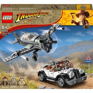 LEGO Indiana Jones Gevechtsvliegtuig Achtervolging Vliegtuig Speelgoed - 77012