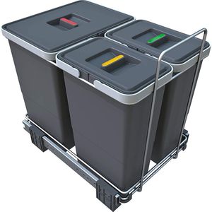 Opbergkast voor buiten - containers van kunsthars voor het sorteren van binnen en buiten / Keter Piñ plastic throw / Opslag Kast 18/8/8 Liter