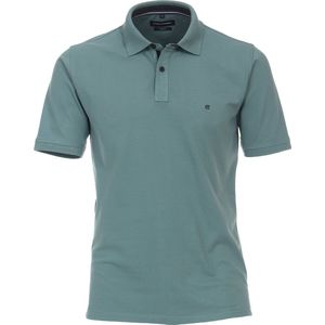 CASA MODA comfort fit heren polo - turquoise - Maat: XXL