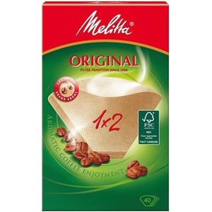 Melitta Original Coffee Filters Koffiefilters 1x2 (40stuks) - XXL pack (18x40=720 filters)