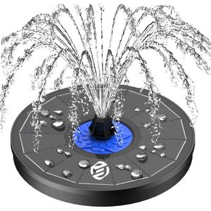 Equivera Solarfontein - Solar fontein - Fontein zonne energie - Vijverpomp - Vijver pomp - Solar fontein op zonne energie