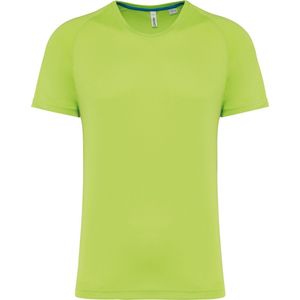 PROACT® Gerecycled herensport-T-shirt met ronde hals PA4012 - Lime - 3XL