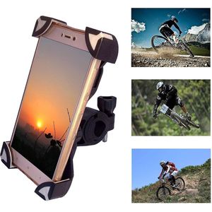 MTB Fiets Mobiele telefoonhouder Telefoonhouder Fietshouder Bike Mount voor racefiets Motorfiets Ebike Elektrische fietsscooter Racefietsen Kinderwagen Stuurstangen