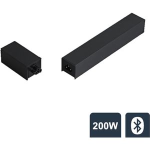 RailGlow Voeding | Zwart - 200W - Bluetooth - Magnetische Railverlichting