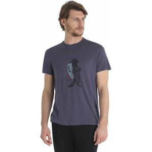Icebreaker Merino Core Waschbar Wandering T-shirt Met Korte Mouwen Grijs L Man