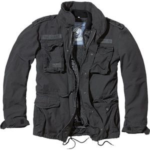 Heren - Mannen - Outdoor - Stevige Kwaliteit - Zware materialen - Outdoor - Urban - Streetwear - Tactical - Jas - Jacket - M-65 - Giant - Winter - Jacket zwart