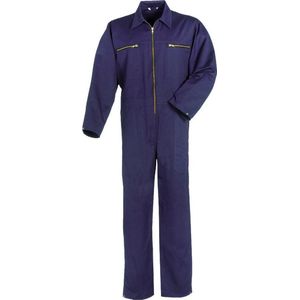 Ultimate Workwear - Boerenoverall CALLUM met rits - 100% katoen - 245gr/m2 - Blauw (Kobalt/Royal Blue) maat 56