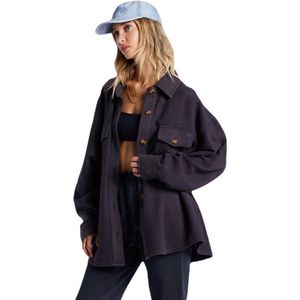 Billabong Any Time Shacket Blouse/jas - Black Sands