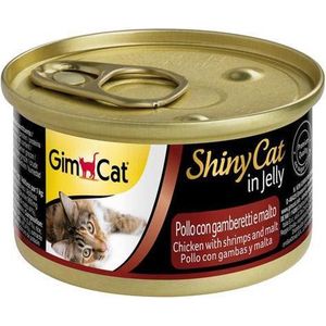 5X Gim Cat ShinyCat in Jelly Chicken with Shrimps & Malt 70g