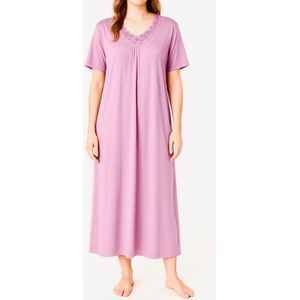 FINE WOMAN® 6561 Nachthemd Korte Mouw 130CM 150GSM Maat - XL Paars