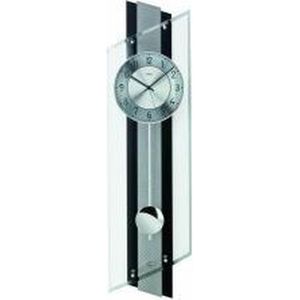 AMS 7217 - Klok - Aluminium/Glas - 24x84 cm - Transparant