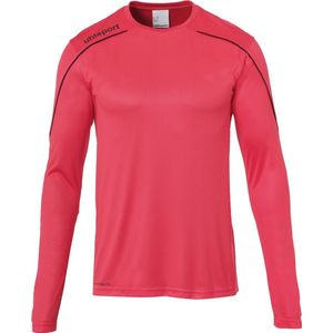 Uhlsport Stream 22 Voetbalshirt Lange Mouw Heren - Roze / Zwart | Maat: 3XL