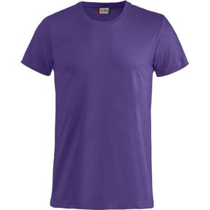 Basic-T bodyfit T-shirt 145 gr/m2 helder lila s