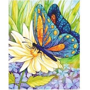 Diamond painting Butterfly on the Flower AZ-1129, Full Diamond Pianting