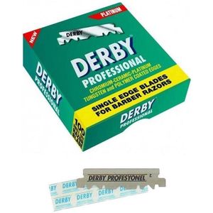 Derby Professional Single Blades 300 pcs| 3x100 stuks | Scheermesjes Vrouw + Man
