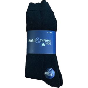 3-Paar-Thermo-Sokken-43/45-Warm-Thermo Control-Wandel Sokken-Ideaal voor schaatsen-Zwart