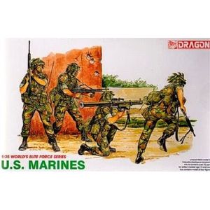 1:35 Dragon 3007 U.S. Marines - Worlds Elite Force Series Plastic Modelbouwpakket
