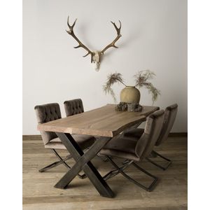 TOFF Xabia Tree-trunk dining table 220x100 - top 6/3