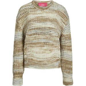 JJXX Trui Jxsimone Space Dye Crew Neck Knit S 12207206 Kelp Dames Maat - XL