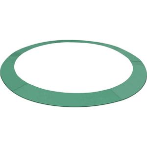 vidaXL - Veiligheidsmat - voor - 3,96 - m - ronde - trampoline - PE - groen