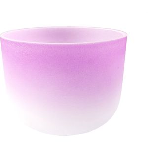 Fame Crystal Singing Bowl 8"" Purple B4 440 Hz - Klankschaal