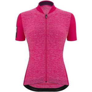 Santini Fietsshirt korte mouwen Dames Roze - Colore Puro - S/S Jersey For Lady Pink-XL