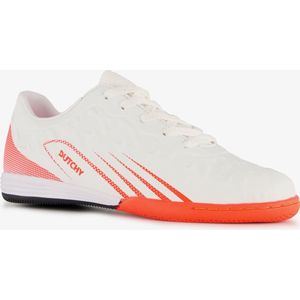Dutchy kinder zaalschoenen IC wit rood - Gymschoenen - Maat 38 - Uitneembare zool