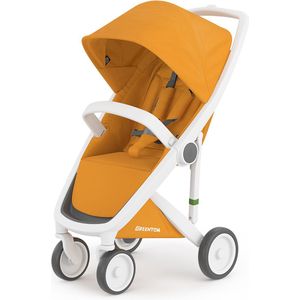 Greentom Classic White-Sunflower | duurzame lichtgewichte buggy