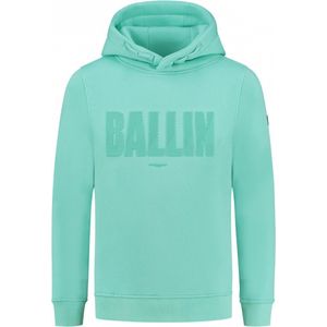 Ballin Amsterdam - Jongens Slim fit Sweaters Hoodie LS - Dark Mint - Maat 6