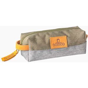 NOMAD® Etui Waxed Canvas | Groen | Stoer en Stevig | School / Kantoor / Knutselen