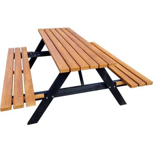 Sens-Line - Jack picknicktafel 180 cm - Zwart/Bruin