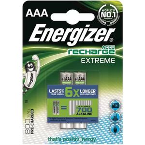 Energizer Oplaadbare NiMH Batterij AAA 1.2 V Extreme 800 mAh 2-Blister