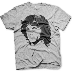 The Doors Heren Tshirt -M- Jim Morrison - Portrait Grijs