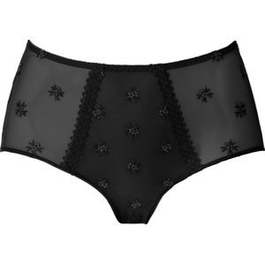 Louisa Bracq Chantilly Zwart Slip - Onderbroek Maat: 46