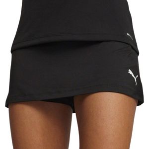 Tennisrok Puma Women TeamGOAL Skirt PUMA Black PUMA White