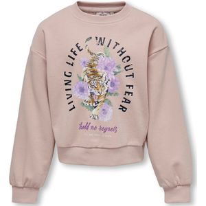 ONLY KOGFANCY L/S TIGER BOX UB SWT Meisjes Trui - Maat 158/164