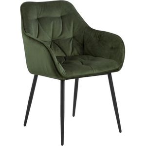 Sohome Eetkamerstoel - set van 2 - Otto - Velvet - Forest Green