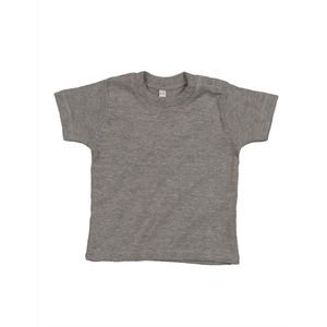 BabyBugz - Baby T-Shirt - Grijs - 100% Biologisch Katoen - 50-56