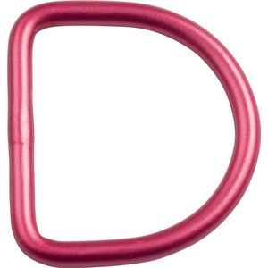 Aluminium D-ring, rose 50mm