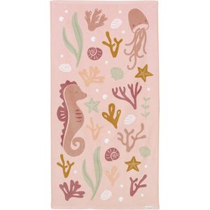 Little Dutch badlaken - strandlaken Ocean Dreams Roze 60x120cm