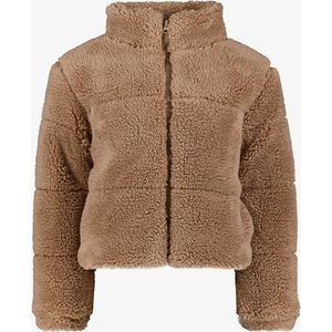 TwoDay meisjes teddy jas beige - Maat 134