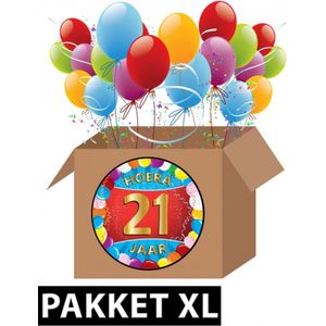 21 jaar versiering voordeel pakket XL