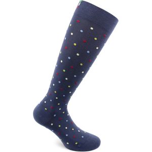Fancy energy socks - Steunkousen - Compressie sokken - Maat L - Kleur: Blauw