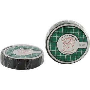 Isolatietape PVC zwart 10 meter