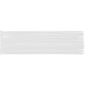 NEO tyraps / tie wraps / bindbandjes 7,6x300mm 50 stuks trekkracht 70kg wit