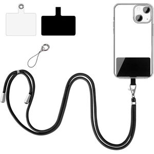 Telefoonketting voor mobiele telefoon - Nylon koord met Universele pad