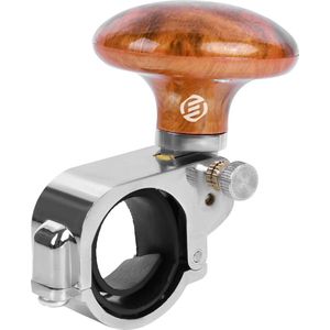 Equivera Stuurknop - Stuurknop - Auto Stuurversterker Handvat Bal - Houten Stuurwiel Spinner voor Auto, Voertuigen, Vrachtwagens, Boten