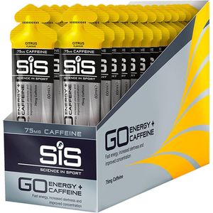 Science in Sport - SiS Go Isotonic Energygel + Caffeine - Energie gel - Isotone Sportgel - Citrus Smaak - 30 x 60ml