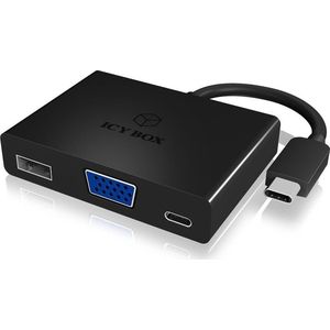 ICY BOX IB-DK4032-CPD USB 3.0,VGA interfacekaart/-adapter